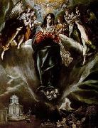 GRECO, El The Virgin of the Immaculate Conception Germany oil painting artist